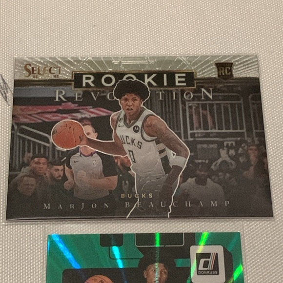 MarJon BEAUCHAMP RATED ROOKIE AND ROOKIE REVOLUTION TRADING CARDS NBA BUCKS - Picture 4 of 4